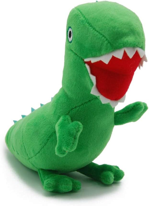 Happy Trees George Dinosaur Plush Stuffed Toy - Cartoon Dinosaur Doll, 6.7"