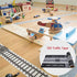 Sets, 4 Race Car Track Road Tape Kids Toy Car Party Tape-Sticker Roll for Track and Train Stick to Floors and Walls