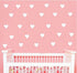 Heart Wall Decals Set – 96pcs 2-Inch Removable Vinyl Stickers for Kids Bedroom, Nursery, Playroom Decor (White)