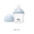 Anti-Colic Glass Baby Bottle 5oz with "S" Flow Rate Nipple for 0-3 Months, 4 Pack, MM101A