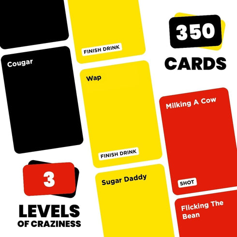 Do or Drink Act Out or Black Out Charades - Fun Adult Drinking Card Game with 350 Prompts for Game Night