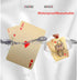 2 Pack Diamond Playing Cards, Waterproof Gold Silver Foil Plastic Poker Cards, High Flexible (Silver+Gold Diamond).