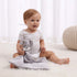 Apricot Lamb Stuffed Animals Security Blanket, Gray Elephant Infant Nursery Character Blanket, 13 Inches