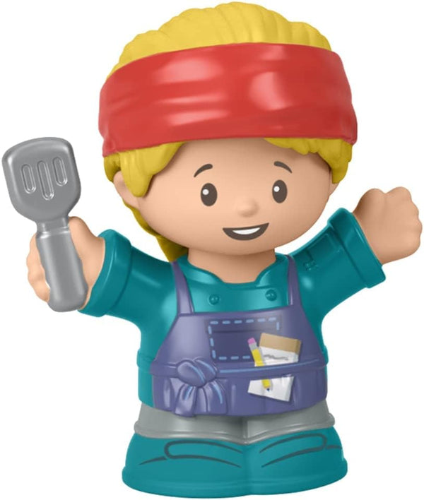 Replacement Cook Figure for Fisher-Price Little People Serve It Up Food Truck Playset - GTT73, Blonde Hair