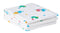 Medline Baby Blanket in Duck Print, Classic Design, Heavy Weight, 100% Cotton,