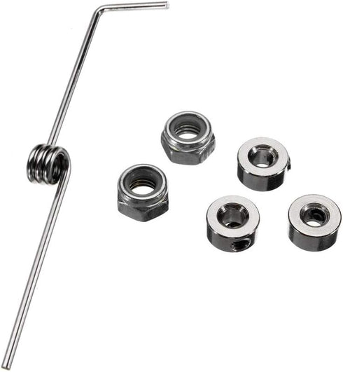 1 Set Aluminum Landing Gear Wheel Kit DIY Parts for RC Plane Jet, Cessna 182 Replacement