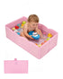 HAPPYER Foldable Portable Baby Bath Tub, Collapsible Bathtub for Infant, Babies & Toddlers
