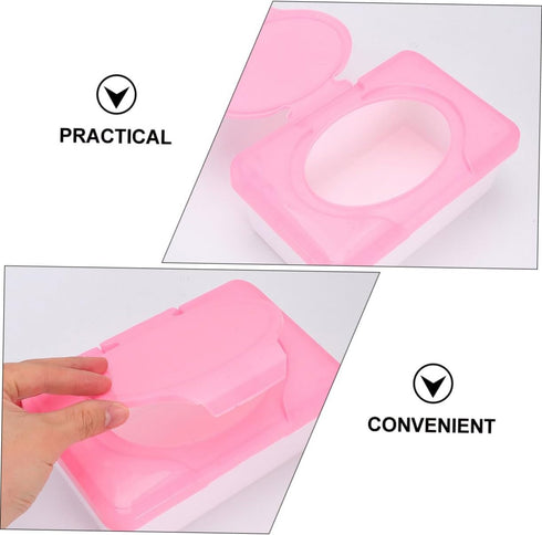 Portable Wipe Dispenser Box - Reusable Holder for Baby Care and Travel