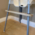 High Chair Footrest, Adjustable Height Natural Bamboo Pedal, Suitable for IKEA Antilop High Chair Footstool