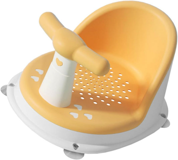 SECFOU Bath Seat for Months Anti-Slip Bathtub Support Chair with Compact Lightweight