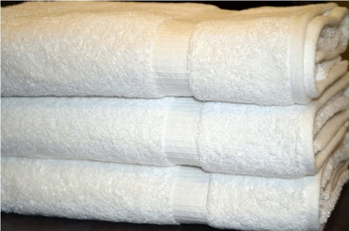 Rifz GOB131315012 GOB Collection Cotton Washcloth, White - Pack of 12