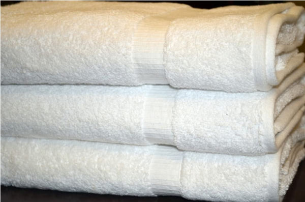 Rifz GOB131315012 GOB Collection Cotton Washcloth, White - Pack of 12
