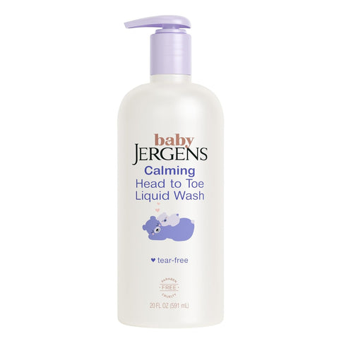 Jergens Baby Calming Head to Toe Liquid Baby Wash, Body Wash and