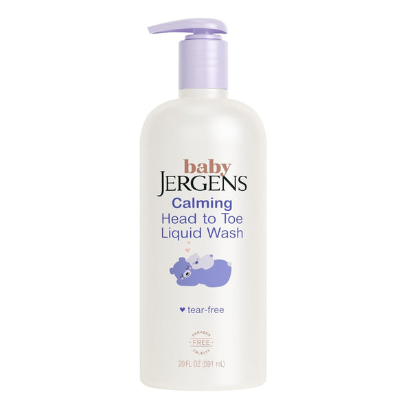 Jergens Baby Calming Head to Toe Liquid Baby Wash, Body Wash and