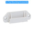 WOMHOM Retractable Baby Gates Replacement Parts Kit (White) Extra Wide Baby Gate Full Set Wall Mounting Accessories with Brackets Anchors and Screws Retractable Dog Gate Accessories