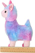 Bearington Luna Llamacorn Plush, 10 Inch Rainbow Llama Stuffed Animal