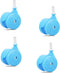 Baby Walker Replacement Wheels, Set of 4 Plastic Wheels Casters, Universal Wheels for Baby Walker Accessories