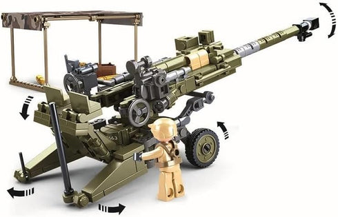 155mm Set 258 2 General Jim's US Army Howitzer Building Pieces WWII Korea Vietnam Artillery Model Army Green
