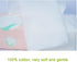 (3 PACK-300 count)) Careboree Ultra Soft Dry Baby Wipes Unscented Face Cleansing Multi-Purpose Pure Cotton Tissue