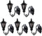 Yardwe 5Pcs Miniature Wall Lamp Model 1.10X0.39X1.10In Mini House Wall Lights for