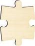 50 Piece Blank Wooden Puzzle, Jumbo Size, Unfinished Freeform Large Jigsaw Puzzle Pieces for Arts & Crafts