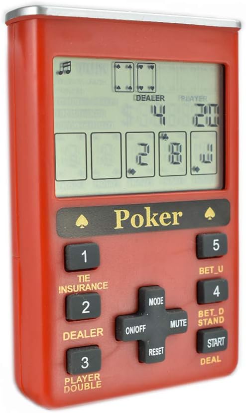 Electronic Poker Game, Handheld 7 in 1