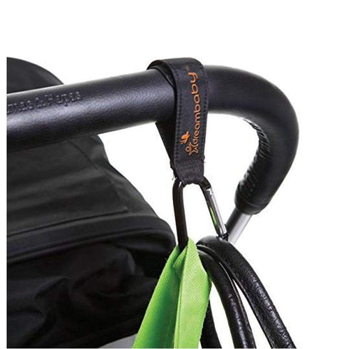 Dreambaby Clip Buddy Stroller Hook Carabiner, Bag Holder - Black, Model L271
