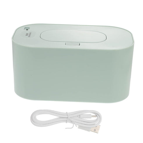 Mobestech Portable Baby Wipe Warmer Cordless Wet Tissue Heater for Travel Home