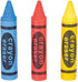 Lot of 36 Assorted Color Crayon Shaped Erasers