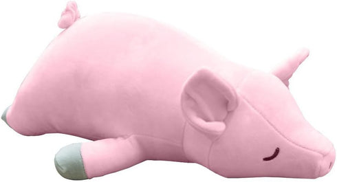Stuffed Plush Pig Animal Toy, 20 Inches Pink Piggy Plushie, Super Soft Cuddly Pillow for Kids Room Decor