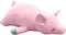 Stuffed Plush Pig Animal Toy, 20 Inches Pink Piggy Plushie, Super Soft Cuddly Pillow for Kids Room Decor