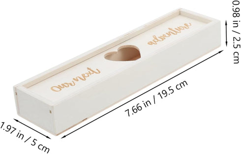 Wooden Keepsake Box for Pregnancy Memories - ULDIGI Shower Announcement Gift