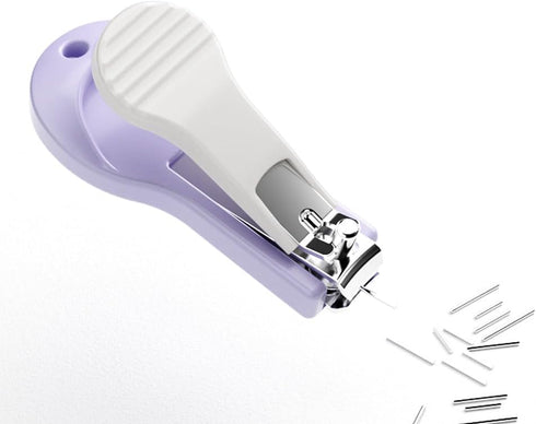 Gentle Purple Baby Nail Clippers Kit for Safe Grooming