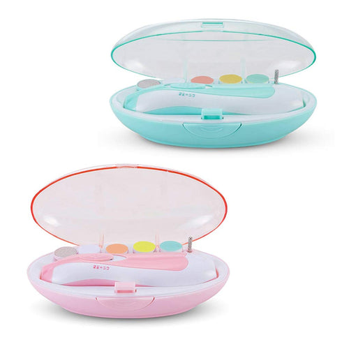 M3M Trimmer,Safe Baby Nail File Electric Baby Infant Nail Filer With Light,Battery Of Newborn Nails Care Clippers