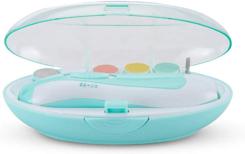 WEIKI Newborn Safety Electric Nail Clipper Cutter Baby Nail Trimmer Manicure Pedicure Clipper