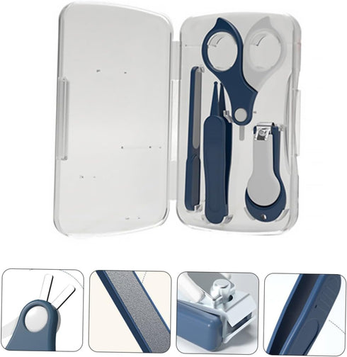 Set SUPVOX Baby Nail Clippers for Newborns Infant Manicure Kit Safety Scissors Portable Nail Grooming Tools Material