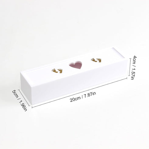Lxmxgk Pregnancy Test Keepsake Box, Pregnancy Acrylic Announcement Gift, Surprise Pregnancy Announcement Box, Baby