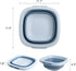 (2021blue) Babyhood Multi-Purpose Collapsible Wash Basin for Kids and Babies, Lightweight Portable Folding Basin
