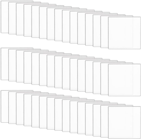 FINGERINSPIRE 50 Pcs Clear Miniature Bases, 25x25mm Square Acrylic Display Bases, 2mm Thick for Wargaming