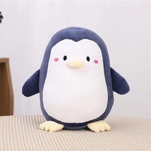 Penguin Plush Pillow, Soft Stuffed Animal Hugging Toy Gifts for Birthday, Valentine, Christmas, 9.8 Inch