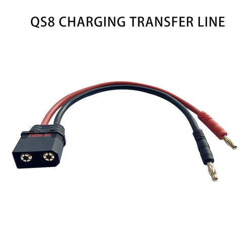 QS8 Charge Lead with 10AWG Silicone Wire, 8inch Length Cable, 1 Pack