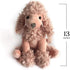 Mon Ami Designer Plush Poodle Dog Stuffed Animal – 13” Soft and Cuddly Toy for Kids