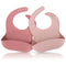 ME.FAN Silicone Baby Bibs, Adjustable 2 Set for Babies & Toddlers