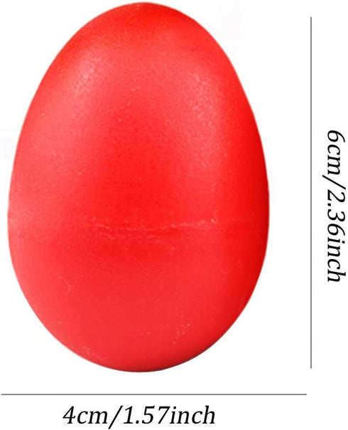 40 Pcs Plastic Egg Shakers Set - Colorful Percussion Musical Egg Maracas for Kids Music Learning & DIY Painting
