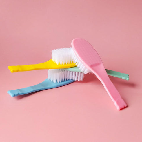 Set 10 Pack 5.31 Inch Baby Hair Comb and Brush Lightweight Infant Hair Care Tools Soft Synthetic Bristles for Gentle