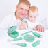 9PCS Set 6 Packaging Plastic Simulation Dentist Play Medical Kit Pretend Toy for Kids Hygienic Habbit Cultivation Role