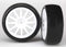 Traxxas Tires & Wheels, Assembled, Glued 12-Spoke Wheels, White