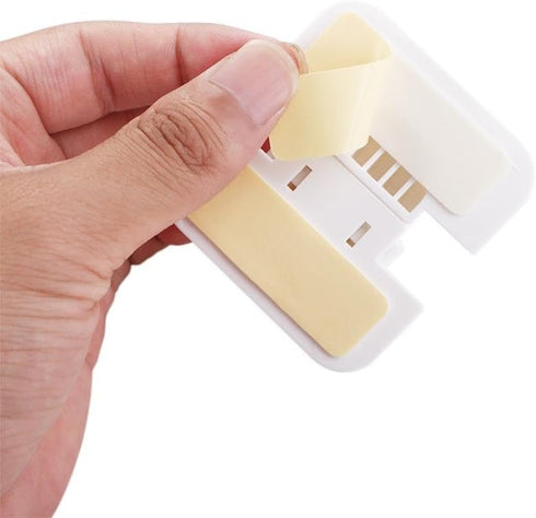 4 Pack Child Safety Strap Locks for Cabinets, Drawers, Toilet, Fridge, Adhesive Toddler Safety Lock for Kitchen