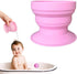 Tubby cup TubbyCup Toddler Bath Rinse Cup Easy Hair Rinsing Without Tears, Suction Base Sticks to Tub, Soft Collapsible