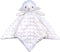 Baby White Lamb Soft Stuffed Animal Security Blanket, Plush Sheep Lovey, Baby Shower/Nursery Gift, 13"